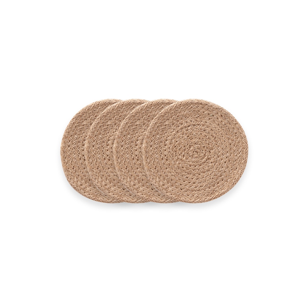 [SALVYUT15-4] Pack Salvamantel Yute Araya (15x15 cm, 4)