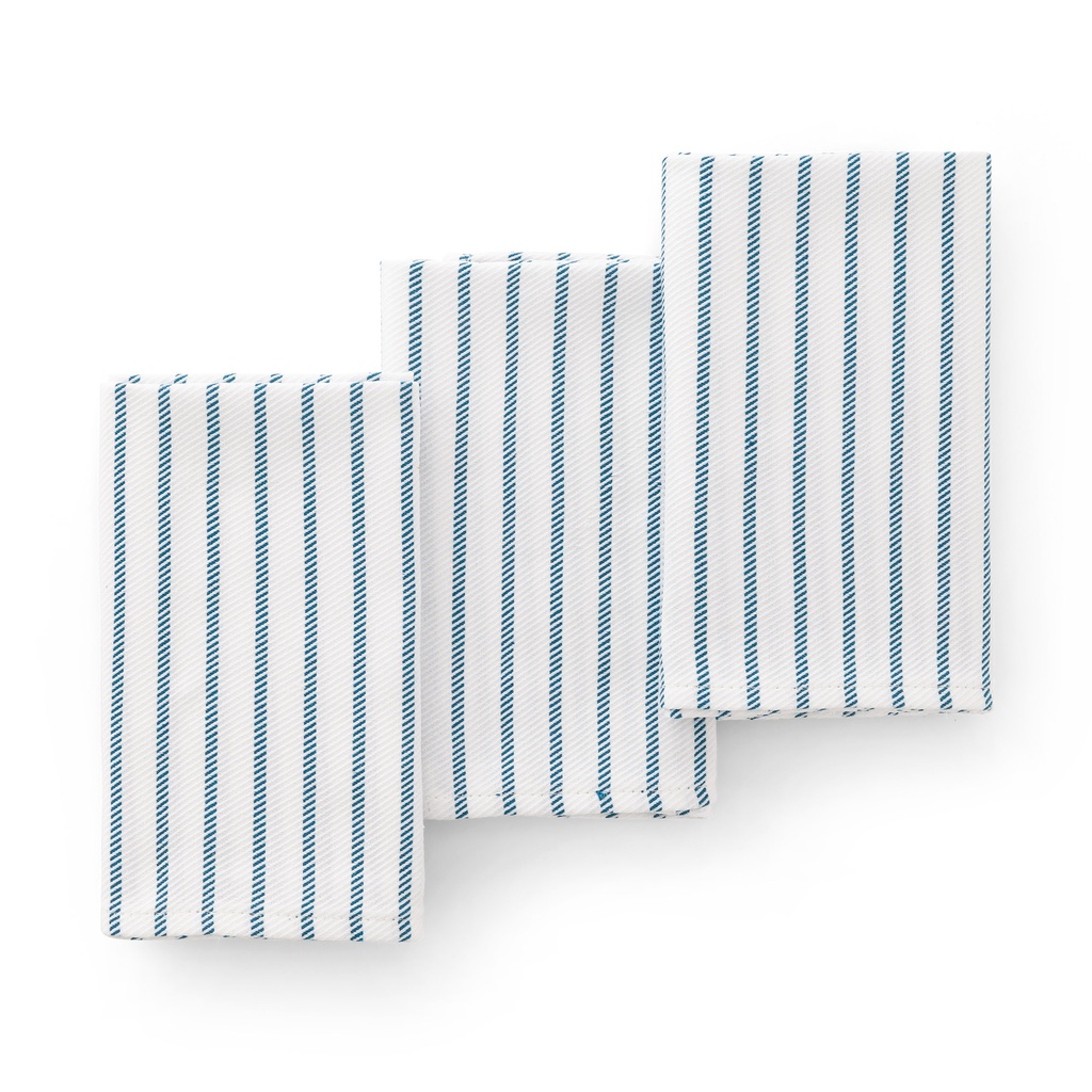 [PANSALINATu45] Pack 3 Paños de Cocina SALINA 45x70 cm (Turquesa)