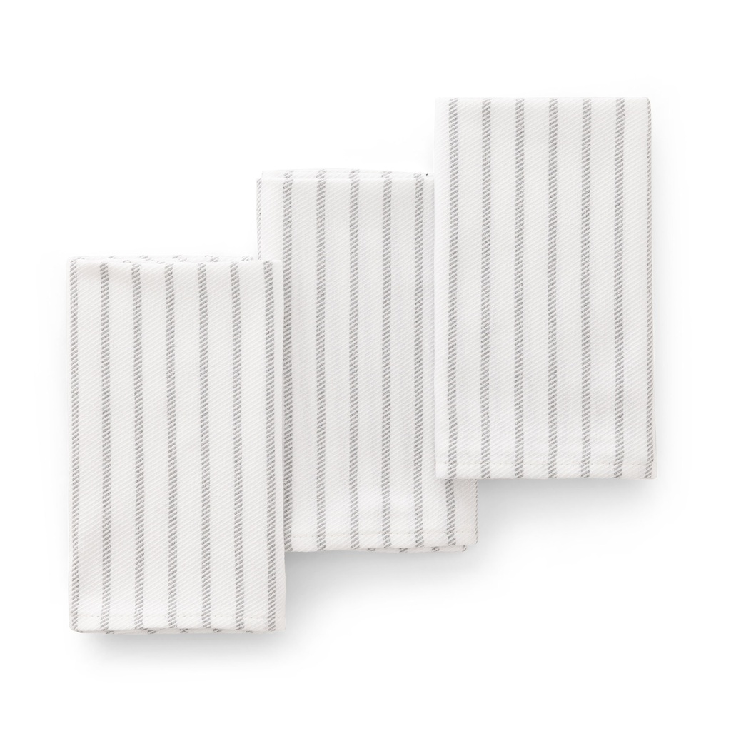 [PANSALINAGRCL45] Pack 3 Paños de Cocina SALINA 45x70 cm (Gris Claro)