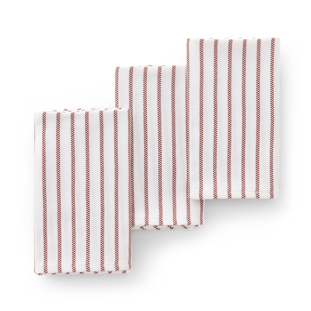 [PANSALINATE45] Pack 3 Paños de Cocina SALINA 45x70 cm (Teja)