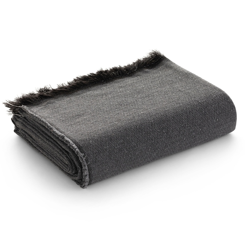 [PLARISANE-140] Plaid multiusos Arisa (Negro, 140x180 cm)