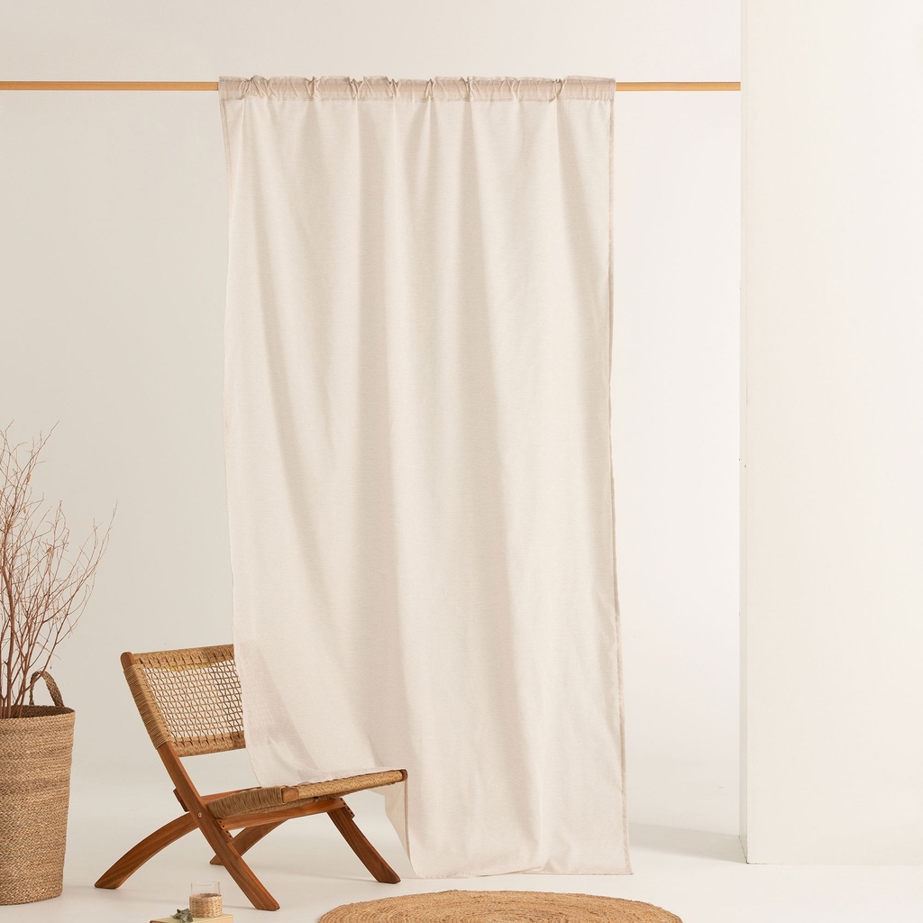 [VISDULI-150] Visillo liso translucido cinta Duna (Lino)