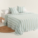 Colcha Jacquard Rayas Algodón SELMA