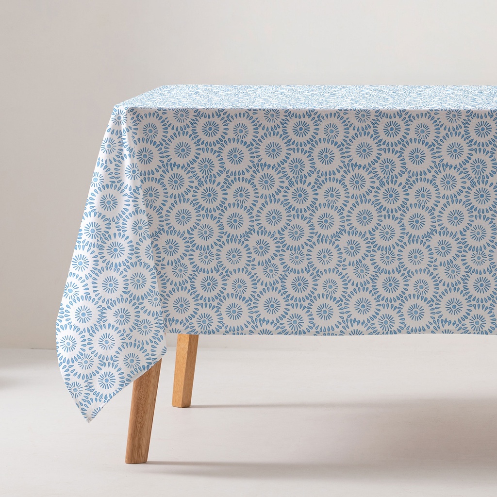 Mantel Antimanchas Estampado Algodón ALUA