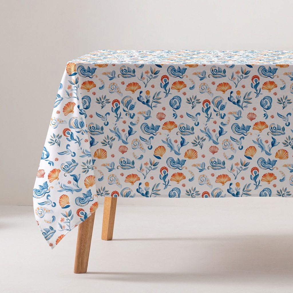 [MDMASAE100] Mantel Antimanchas Estampado Algodón MASAE (160x100 cm)