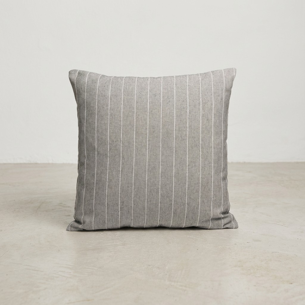 [FC2PESPAN-45] Pack 2 Fundas de Cojín Hilo Relieve PESPUNT (Antracita, 45x45 cm)