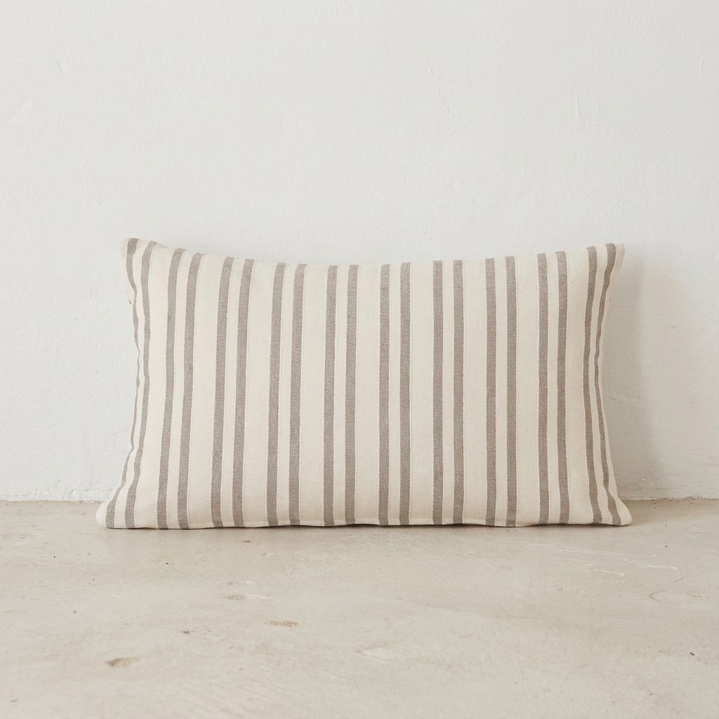 [FC2TRAMTA-50] Pack 2 Fundas de Cojín Rayas Relieve TRAMUNTANA (Taupe, 50x30 cm)