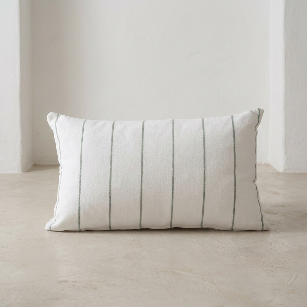 [FC2TRASAG-50] Pack 2 Fundas de Cojín Hilo Relieve Tintado TRASBLANC (Agua Marina, 50x30 cm)