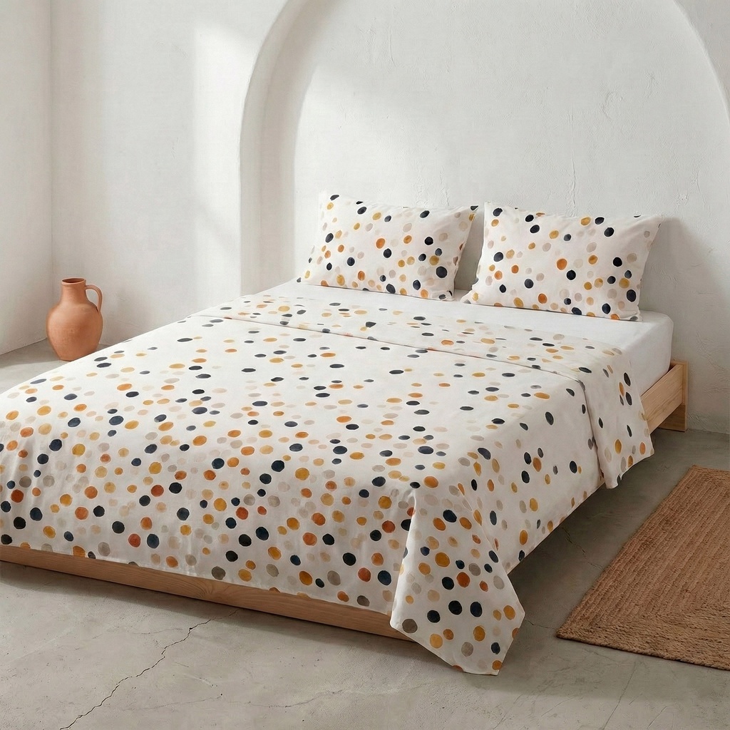 [JS100%OLIVITC-080] Juego de Sábanas 100% Algodón OLIVIA (80 cm)