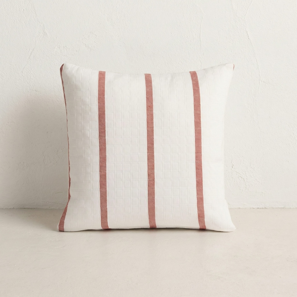 [FC2RETTATE-45] Pack 2 Fundas de Cojín Jacquard Algodón RETTA (Teja)