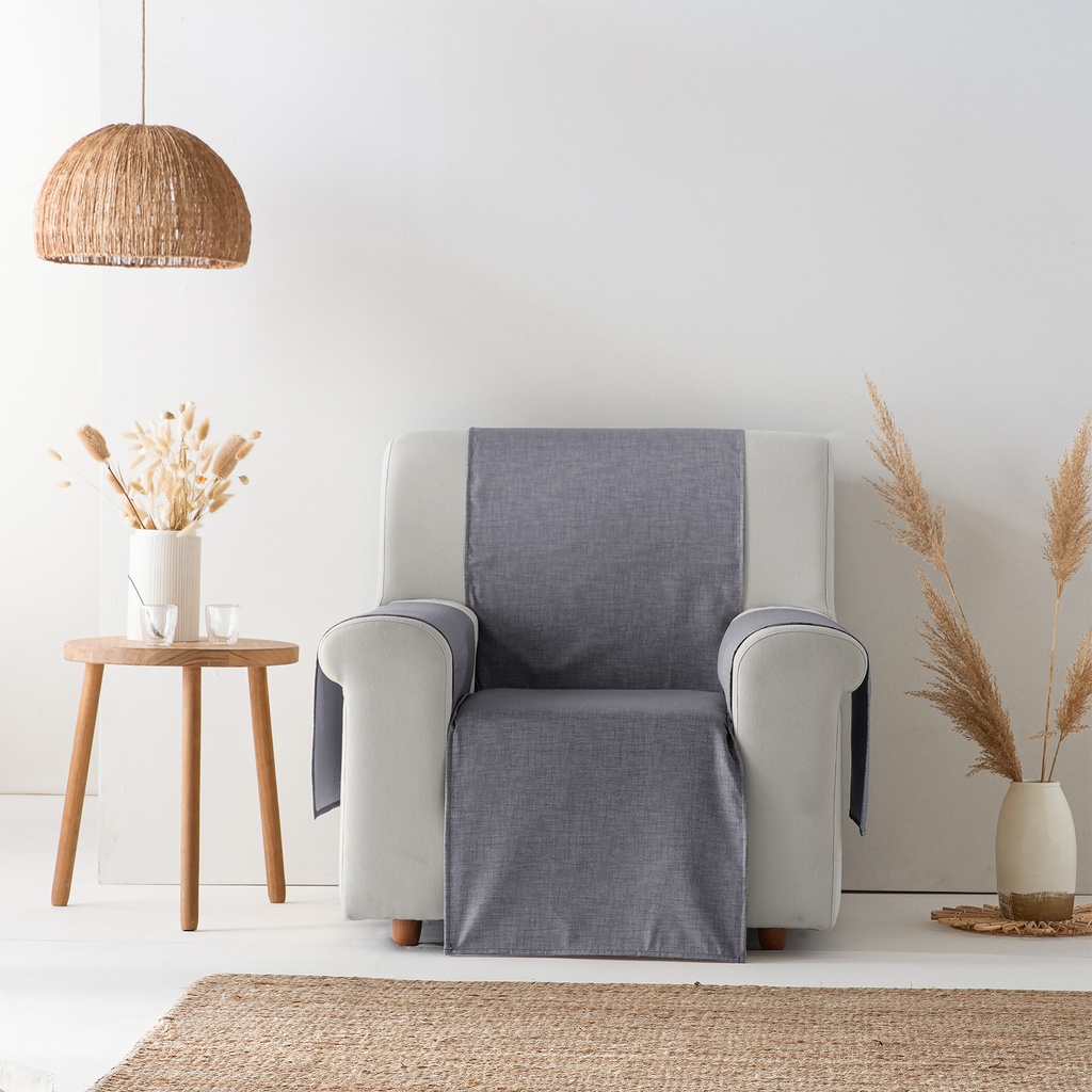 [CSPUP1P-GR] Cubre Sofa Puppy impermeable (Gris, 1 plaza)