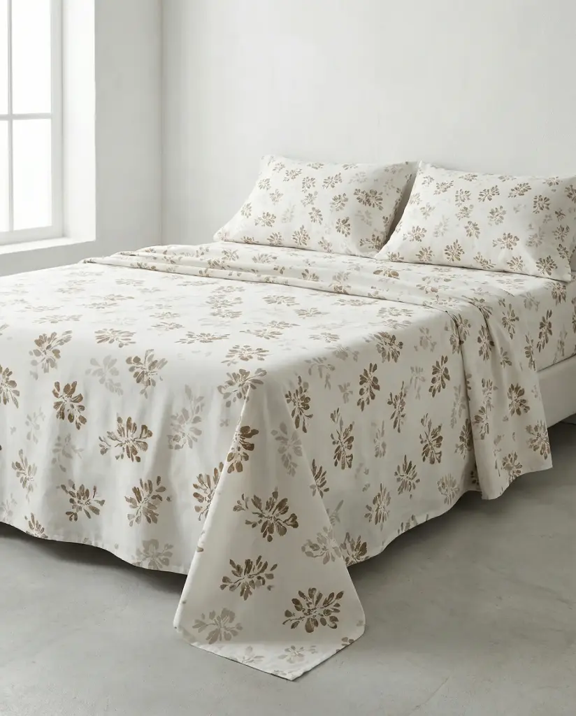 Juego de Sábanas 100% Algodón FLOCRE