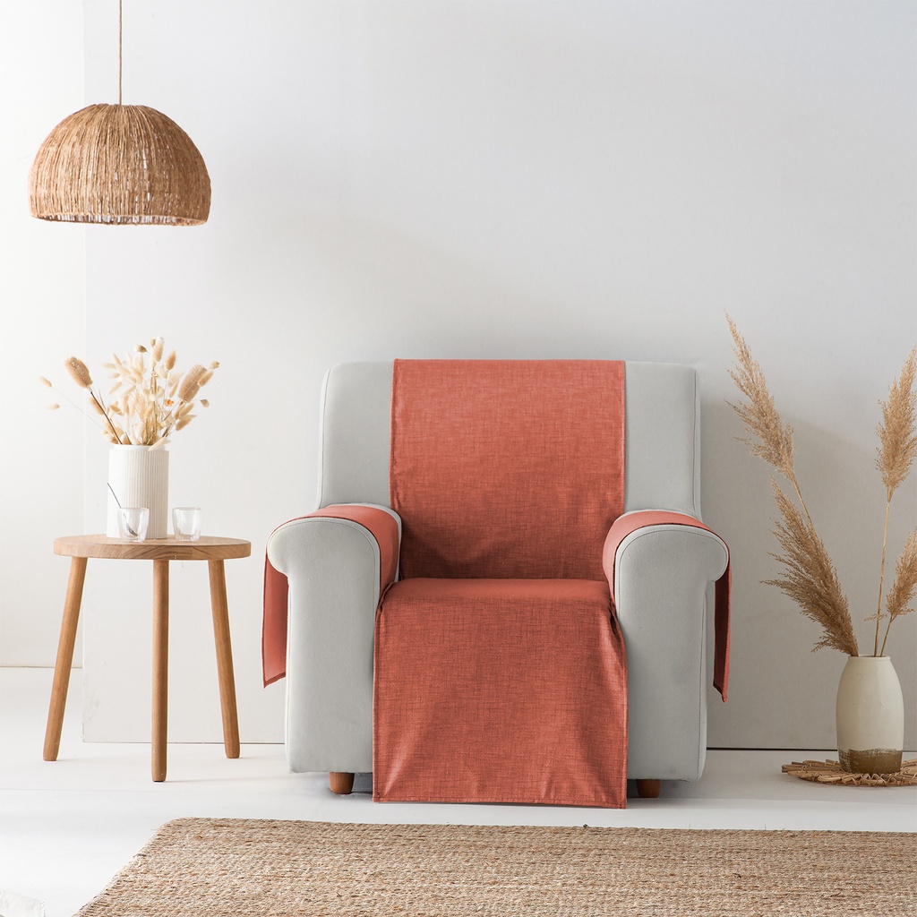 [CSPUP1P-TE] Cubre Sofa Puppy impermeable (Teja, 1 plaza)