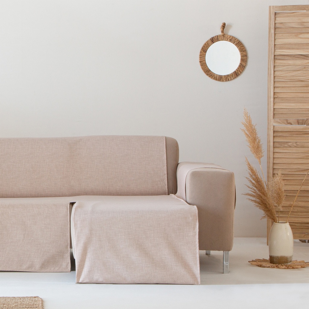 [CSPUPCHDE200-BE] Cubre Sofa Puppy impermeable (Beige, Chaise Longue 200 derecho)