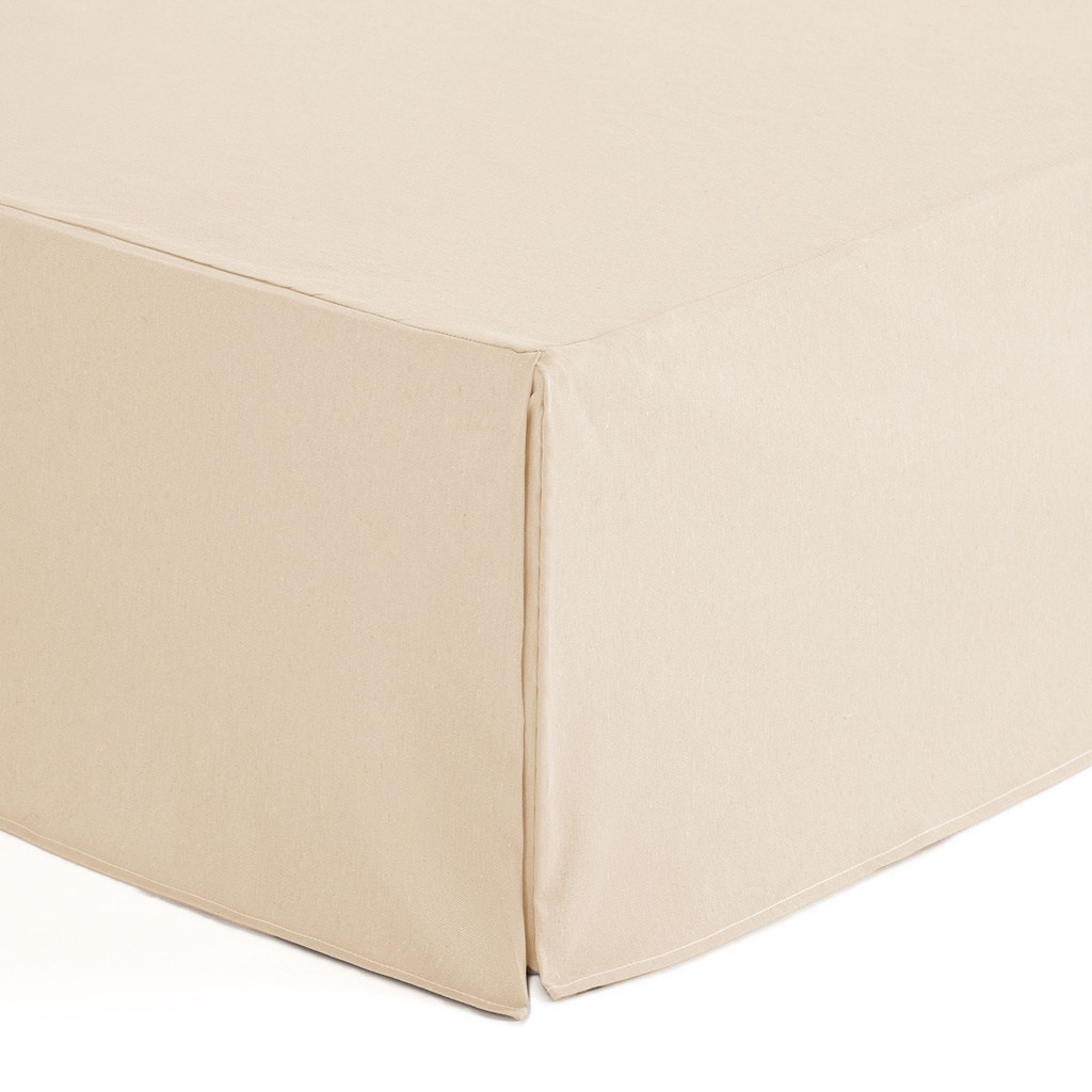 [CUBCAN80-CR] Cubre canapé liso polialgodón (Crudo, 80x200 cm)