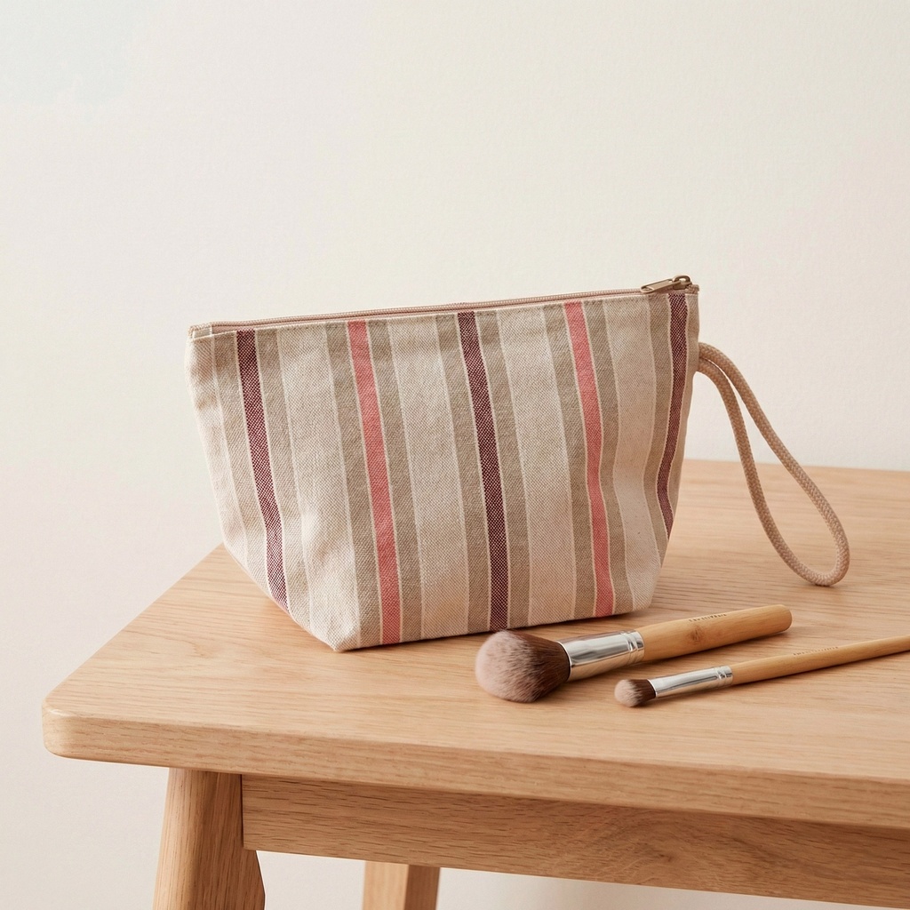 Neceser mediano rayas Kora 25x15 cm