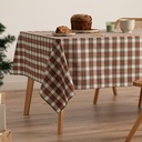 Mantel Jacquard Navidad Check