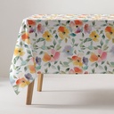 Mantel Antimanchas Estampado Orquida