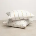 Pack 2 Fundas de Cojín Hilo Relieve Tintado TRASBLANC